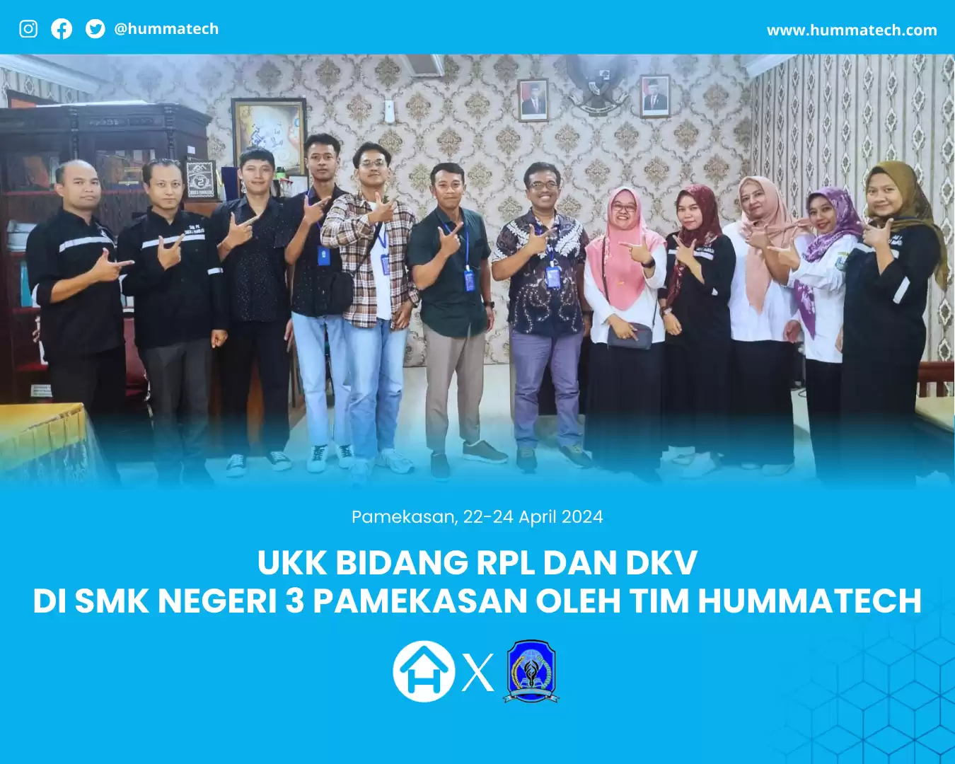 Sukses Gelar UKK Bidang RPL dan DKV di SMKN 3 Pamekasan: Uji Hardskill dan Softskill Siswa